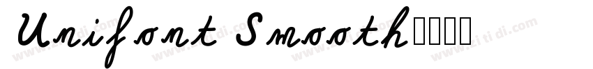 Unifont Smooth字体转换